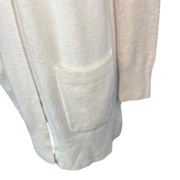 Madewell cream knit cardigan sweater neutral minimalist cozy fall scandi girl - Picture 2 of 8